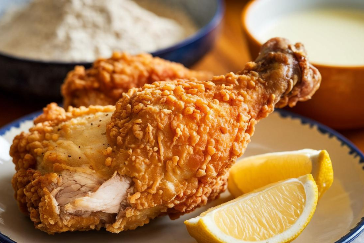 How to make fried chicken 5 steps?