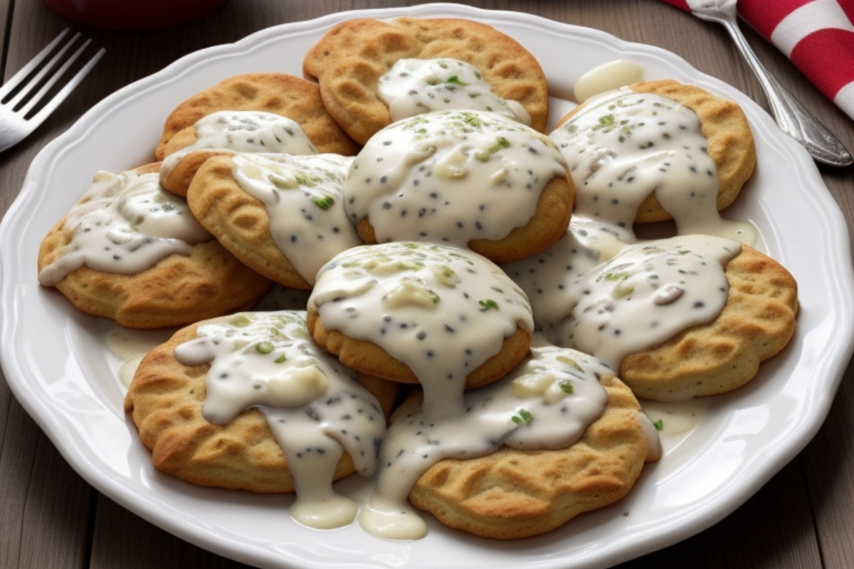 What are American biscuits and gravy?