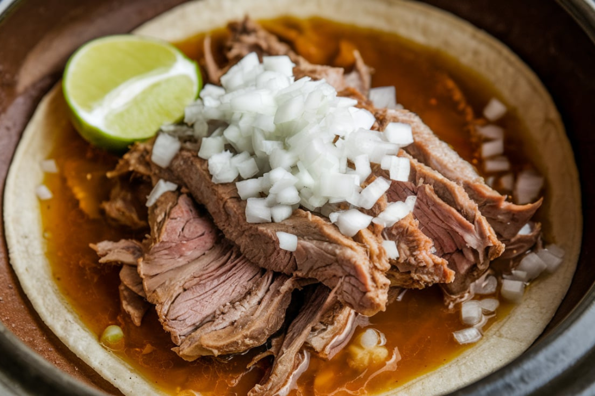 What is a birria taco made of?