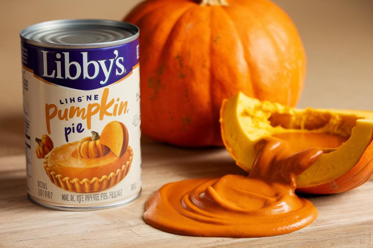 What is Libby's pumpkin pie filling made of?