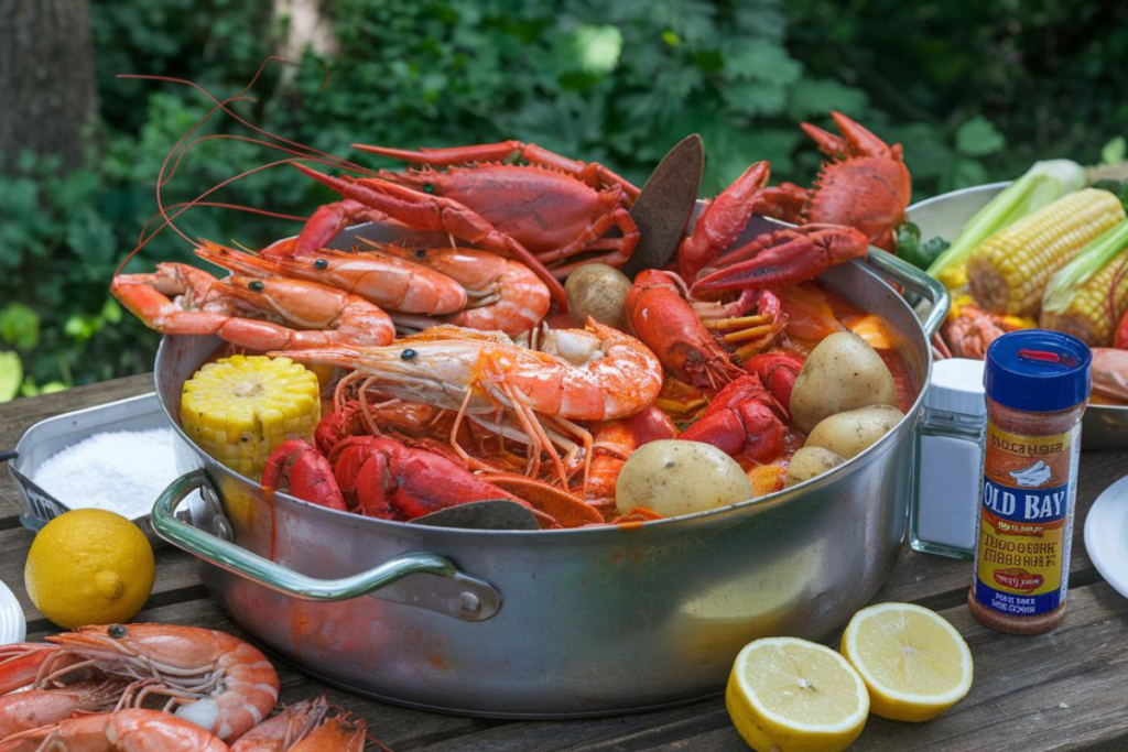 What does a seafood boil contain?