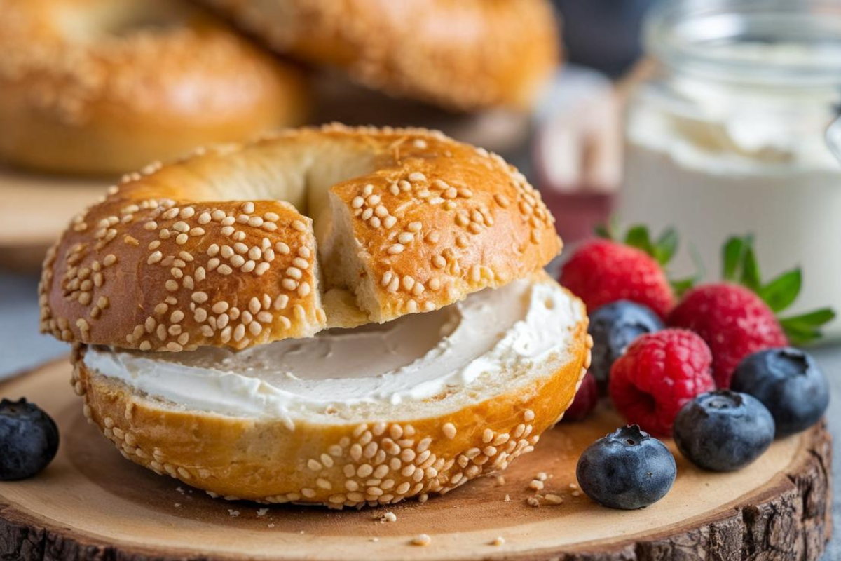 Is a bagel with cream cheese healthy?