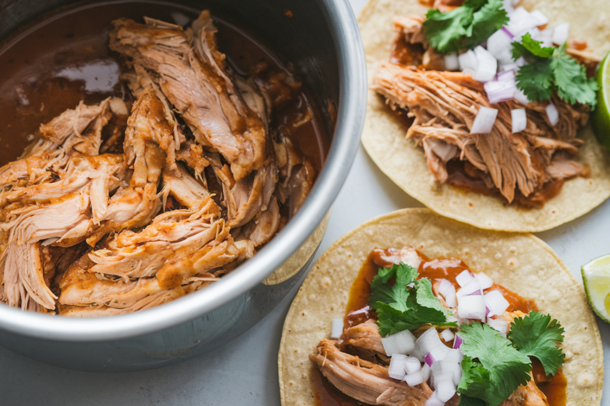 instant pot shredded chicken tacos​