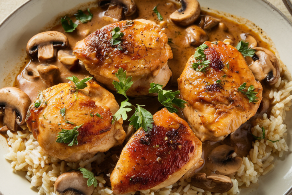 What does the Marsala chicken know about?